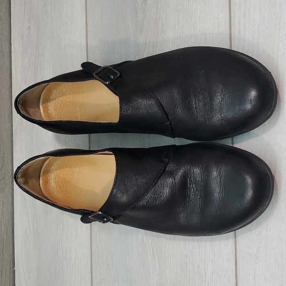 Dansko Women Marisa Comfort Mary Jane Leather Wedge Clogs shoes sz 38/7.5-8 - Picture 4 of 13